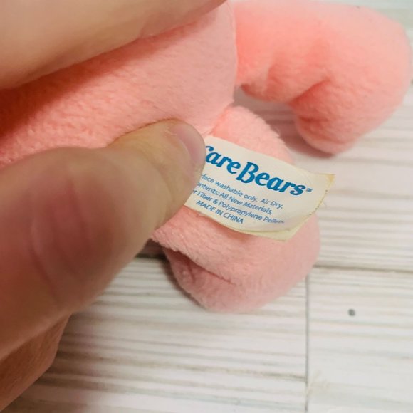 Vintage 2002 Care Bears Bean Bag Plush Cheer Bear Wish Bear Lot of 2 - Picture 7 of 12